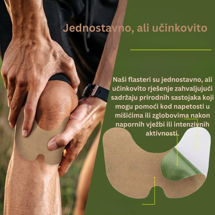 FlexiPatch - Prirodni Flasteri Za Bol U Koljenima