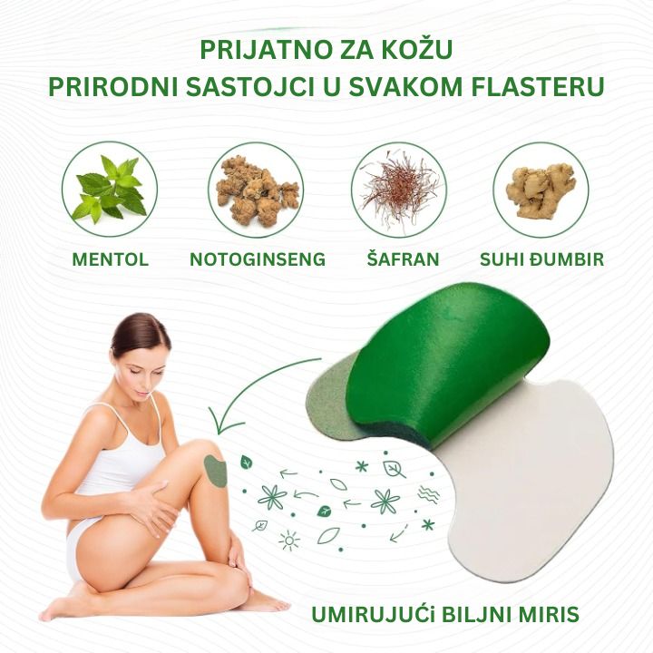 FlexiPatch - Prirodni Flasteri Za Bol U Koljenima