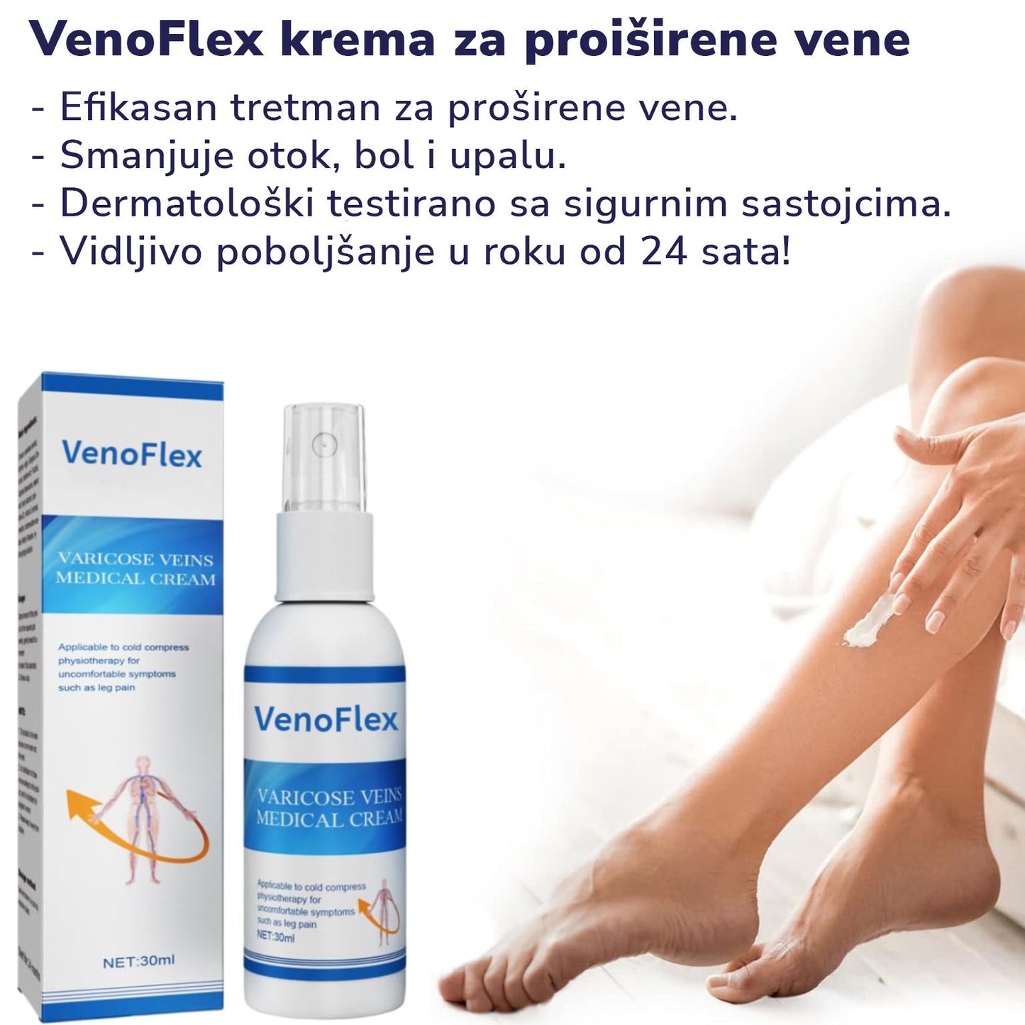 VenoFlex - Krema Za Proširene Vene