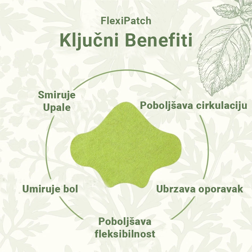 FlexiPatch - Flasteri Protiv Bolova U Leđima (10 komada)