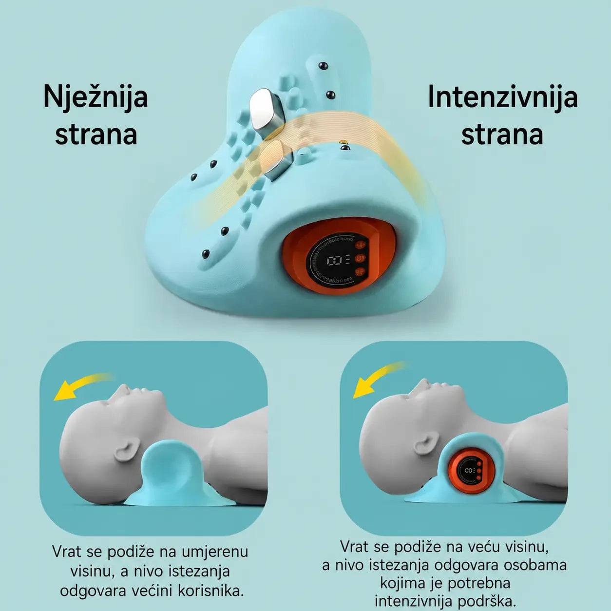 OrthoRelax® Premium – Masažer protiv bola u vratu, leđima i ramenima