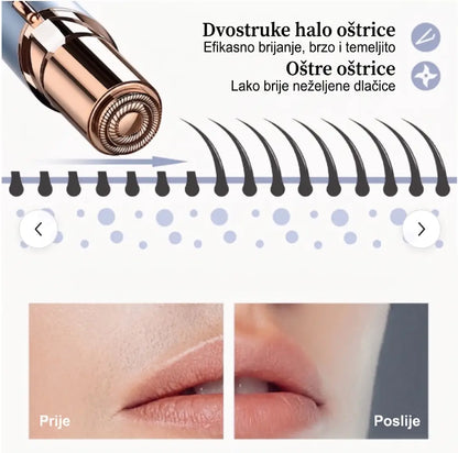 AuraGold™ - Epilator za bezbolno uklanjanje dlačica sa lica